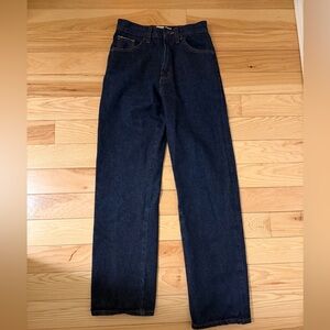 Naked & Famous Denim Women's Straight Leg Jeans - Dark Blue